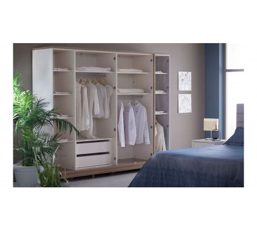 Шкаф платяной Мавенна (Mavenna) 6-х дверный