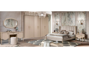 Спальня Моника (Капучино эмаль)