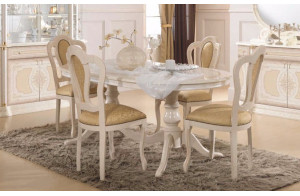 Обеденный стол раздвижной Роза (беж)