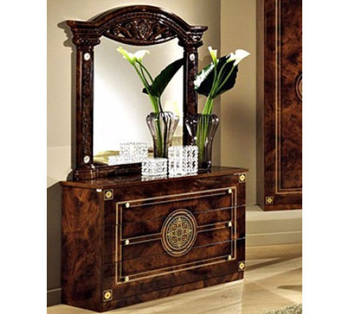 Комод с зеркалом Рома (орех)