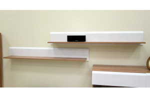 Настенная полка Леонардо МН-026-05 белая