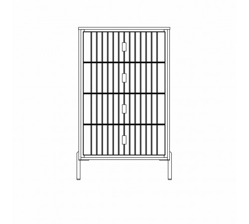 Бельевой комод для спальни Люксор МН-042-13