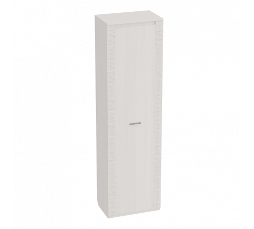 Одностворчатый шкаф с полками для гостиной Элана, цвет Бодега белая