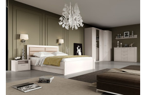Спальня Элана от МебельГрад, цвет Бодега белая