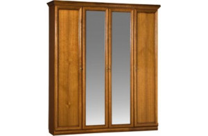 Шкаф для одежды Нинель ММ-167-01/04 (табак+тп)