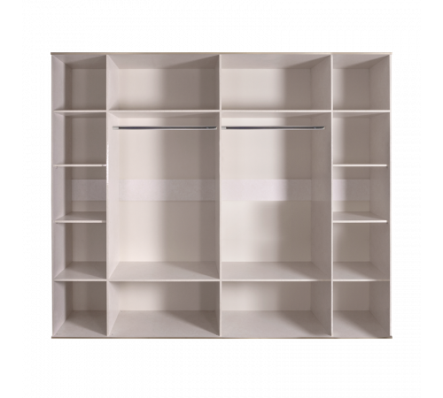 Шестистворчатый шкаф для одежды с ящиками Богемия Фарфале (Bogemia Farfalle) БМШ2/61 (Fа)