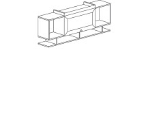 Полка навесная Инна 613 темная